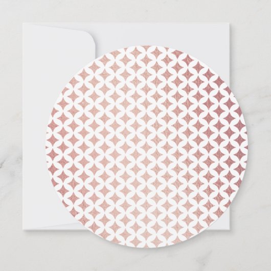 バラ金ゴールドトランプのポーカーチップカジノウェディングRSVPカード 招待状 (裏面)