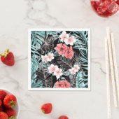 バラ金ゴールドトロピエレガントカルボタニックアイランドルアウ（ハワイ式宴会） スタンダードカクテルナプキン (インサイチュ)