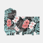 バラ金ゴールドトロピカルエレガントボタニカルアロハルアウ（ハワイ式宴会） フェイバーボックス (折り畳みなし)