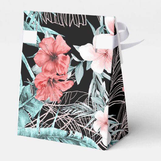 バラ金ゴールドトロピカルエレガントボタニカルアロハルアウ（ハワイ式宴会） フェイバーボックス (裏面サイド)