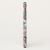 バラ金ゴールドトロピカルフラミンゴ葉ス&マーブル Case-Mate iPhoneケース (裏面/左)