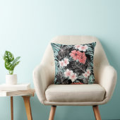 バラ金ゴールドトロピカルボタニカルアイランドパラダイスシック クッション (椅子)