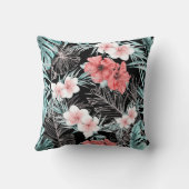 バラ金ゴールドトロピカルボタニカルアイランドパラダイスシック クッション (裏面)