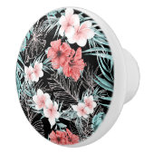 バラ金ゴールドトロピカルボタニカルアイランドパラダイスシック セラミックノブ (右)