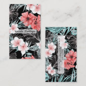 バラ金ゴールドトロピカルボタニカルアイランドパラダイスシック 名刺 (正面/裏面)