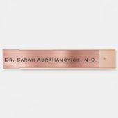 バラ金ゴールドドクタードクターズオフィスドアサイン サインプレート (正面)