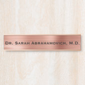 バラ金ゴールドドクタードクターズオフィスドアサイン サインプレート (正面)