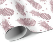 バラ金ゴールドドットパイナップル ラッピングペーパー (ロールコーナー)