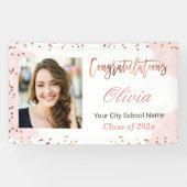 バラ金ゴールドドット大学院写真卒業パーティー 横断幕 (横)