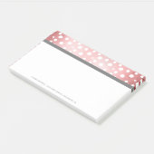 バラ金ゴールドドット |パーソナライズされたポストイットノート ポストイット (アングル)