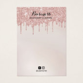 バラ金ゴールドドリップスイヤリング赤面ジュエリー表示 (正面)