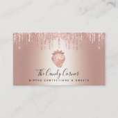 バラ金ゴールドドリップストロベリーコンフェクションデザート 名刺 (正面)