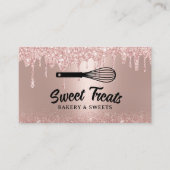 バラ金ゴールドドリップスパストリーウィスクカップケーキベーカリー 名刺 (正面)