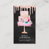 バラ金ゴールドドリップスフローラケーキペストリーシェフベーカリー 名刺 (正面)