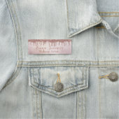 バラ金ゴールドドリップスメイクアップ美容師アーティスト 名札 (インサイチュ)