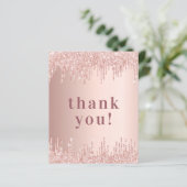 バラ金ゴールドドリップ誕生日サンキューカード (スタンド正面)