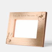 バラ金ゴールドドリーム蝶 レーザー彫刻フレーム (左)