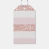 バラ金ゴールドドレスキンセアニラ15th誕生日の好意 ギフトタグ (裏面)