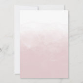 バラ金ゴールドドレスピンクガールズ17thバースデーパーティー 招待状 (裏面)