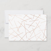 バラ金ゴールドドーン水彩幾何学書 サンキューカード (裏面)