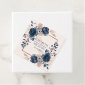 バラ金ゴールドネイビーブルーダスティピンクフローラズ フェイバータグ (インサイチュ)