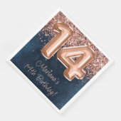 バラ金ゴールドネイビーブルー14thバースデーパーティー (コーナー)