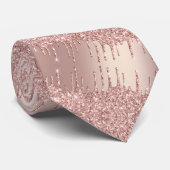 バラ金ゴールドネクタイと赤面グリッタースパークリードリップ ネクタイ (ロール)
