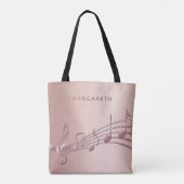 バラ金ゴールドノートミュージシャン名 トートバッグ (裏面)