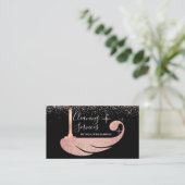 バラ金ゴールドハウスキーピング清掃サービス 名刺 (スタンド正面)