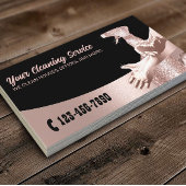 バラ金ゴールドハウスクリーニングメイドサービスモダン 名刺