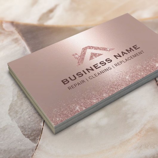 バラ金ゴールドハウスロゴ実在エステートモダンクリーニング 名刺