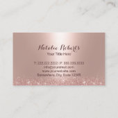 バラ金ゴールドハウスロゴ実在エステートモダンクリーニング 名刺 (裏面)