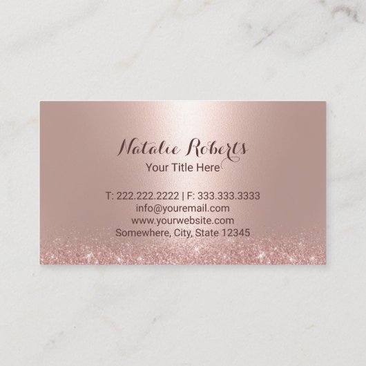 バラ金ゴールドハウスロゴ実在エステートモダンクリーニング 名刺 (裏面)