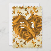 バラ金ゴールドハートとバラ結婚ズ 招待状 (裏面)