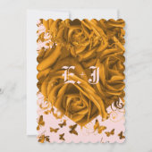 バラ金ゴールドハートとバラ結婚ズ 招待状 (裏面)