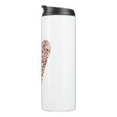 バラ金ゴールドハートクリップアートキュートハートグリッターデザイン タンブラー (回転右)