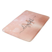 バラ金ゴールドハート バスマット (アングル)