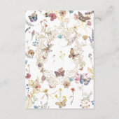 バラ金ゴールドバタフライガーデンエンクロージャカード エンクロージャーカード (裏面)