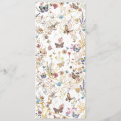 バラ金ゴールドバタフライガーデンフラットメニュー メニュー (裏面)