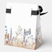 バラ金ゴールドバタフライ庭園の結婚式お願いボックス フェイバーボックス (裏面)