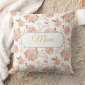 バラ金ゴールドバラ葉金ゴールド枕 クッション (ブランケット)