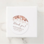 バラ金ゴールドバルーンありがとう50th誕生日パーティー フェイバータグ (インサイチュ)