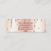 バラ金ゴールドバルーンイベント計画名刺 スキニー名刺 (裏面)