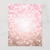 バラ金ゴールドバルーングリッター90番目の誕生日招待状 チラシ (裏面)