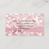 バラ金ゴールドバルーンモダン名刺 名刺 (裏面)