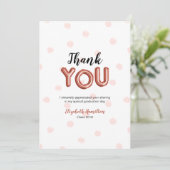 バラ金ゴールドバルーン型グラッドパーティーありがとう サンキューカード (スタンド正面)