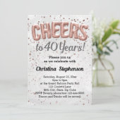 バラ金ゴールドバルーン応援40年40歳 招待状 (スタンド正面)