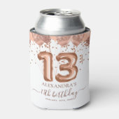バラ金ゴールドバルーン13th誕生日パーティー 缶クーラー (缶正面)
