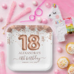 バラ金ゴールドバルーン18th誕生日パーティー ペーパープレート<br><div class="desc">私たちのバラ金ゴールド赤面ピンクのバルーン紙吹雪誕生日パーティー紙プレートを使用してツイストで18笑わされる歳の誕生日の饗宴を高める。これらのプレートは単にあなたのパーティー食お気に入りの品を提供するためだけではない;彼らはあなたのマイルストーンのお祝いによくはしゃぐtouchを追加するためにここにいる。赤面のエレガントピンクとバラの金ゴールドデザインは洗練さを醸し出し、散在する紙吹雪とバルーンはお洒落、あなたは公式に大人を思い出させる – 時にはハートで子供のように行動すもしる!これらのプレートは、お誕生日ケーキのスライスを保持するのに最適であるか、前菜、またはあなたが楽しむために選択するどんな料理の喜び。18を回す理由は祝、これらのプレートは笑いとスタイルで満たされている誕生日のbashを確保するためにここにある。彼らはあなたは大人を受け入れながら、常に良い笑いと少し静かな余地があることを思い出させる。だから、あなたはグルメの食事やピザのスライスを楽しむかどうか、これらのプレートとスタイルでそれを行う!私たちのバラ金ゴールド赤面ピンクバルーン紙吹雪誕生日パーティー紙プレートで、あなたの18番目の誕生日パーティーは忘れられない事笑わされる事であることが保証されている。18に行き18そして今後の美味しい冒険!応援!</div>