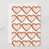 バラ金ゴールドバルーン1st誕生日 招待状 (裏面)